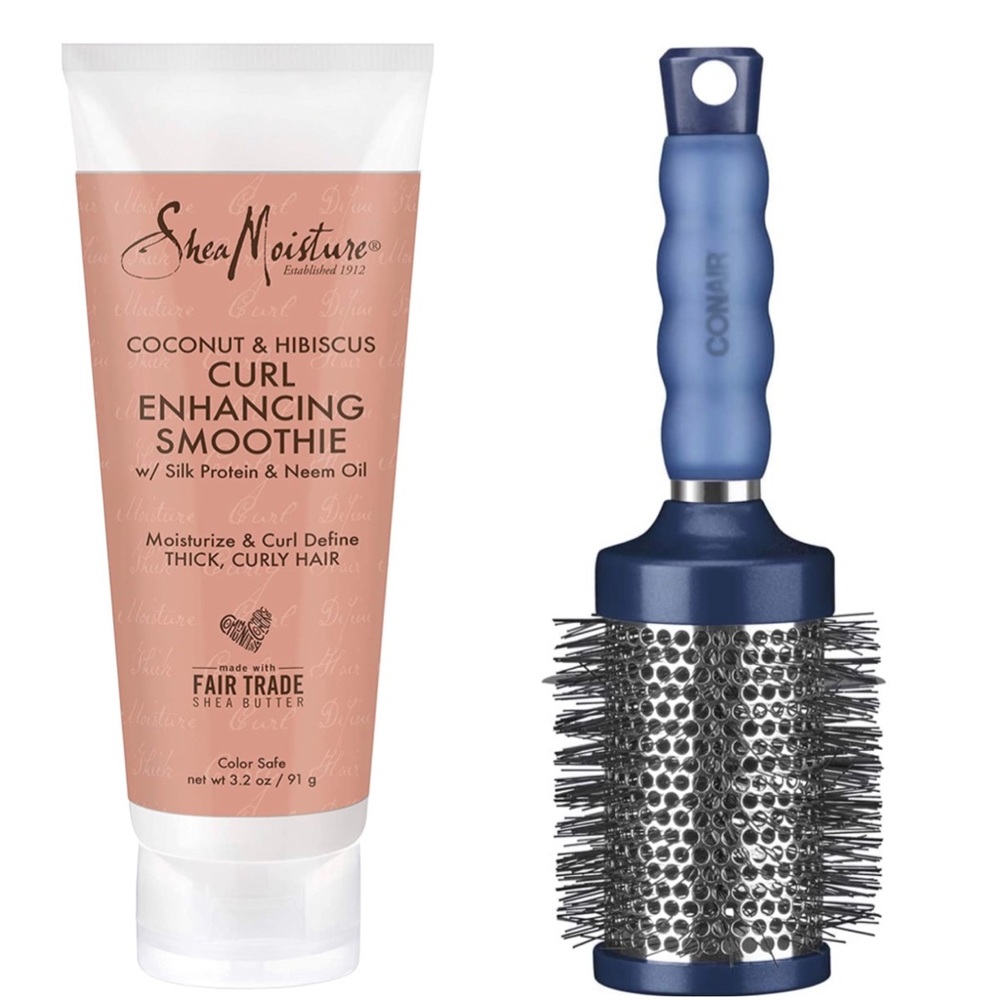 NWT CONAIR BRUSH AND SHEA MOISTURE CURL ENHANCING